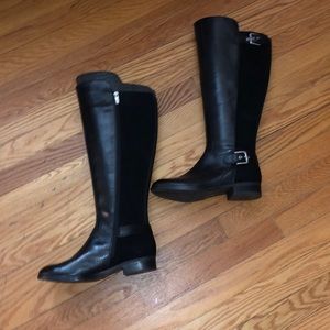 Marc Fisher Black Leather Damsel Boots